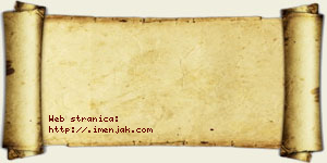 Andjelina Debeljak vizit kartica